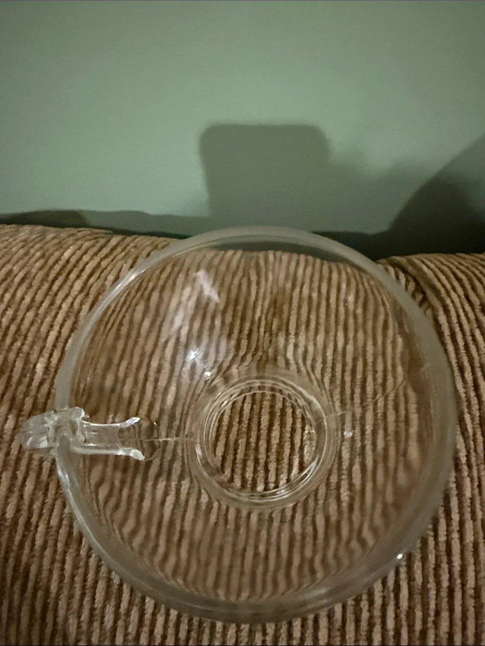 Vintage 1940s 1950s  Glass Canning Funnel